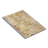 Gold-blademuziek Notitieboek (Rechterzijde)