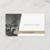 Gold blanc Carte de visite 21 siècle (Dos)