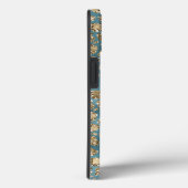 Gold Blauwgroen Blue Glitzy Leopard Print        Case-Mate iPhone Case (Achterkant / Rechts)