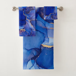 Gold bleu Abstrait