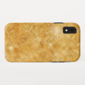 Gold Bling Case-Mate iPhone Case (Achterkant (horizontaal))