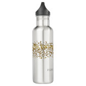 Gold Bling Glitter Confetti Waterfles (Links)