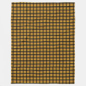 Gold Block Fleece Blanket (Voorkant)