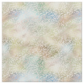 Gold Blue Green Leopard-printer Stof (Close Up)