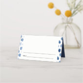 GOLD BLUE INDIGO WATERVERF STIP BAR BAT MITZVAH (Voorkant)