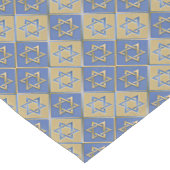 Gold Blue Star van David Art Panels Korte Tafelloper (Hoek)