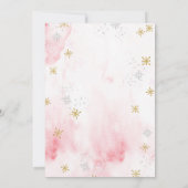 Gold Blush Pink Floral Islamic Muslim Weddenschap Kaart (Achterkant)