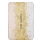 Gold Blush Pink Glam Badmat (Voorkant Verticaal)