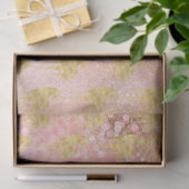 Gold Blush Pink Magical Unicorn Tissuepapier (Geschenk)