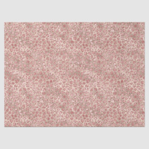 Gold Blush Roze Glitzy Glitter Leopard Print Tissuepapier