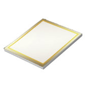 Gold Boarder Photo lijst Autograaf Notitieblok (Gedraaid)