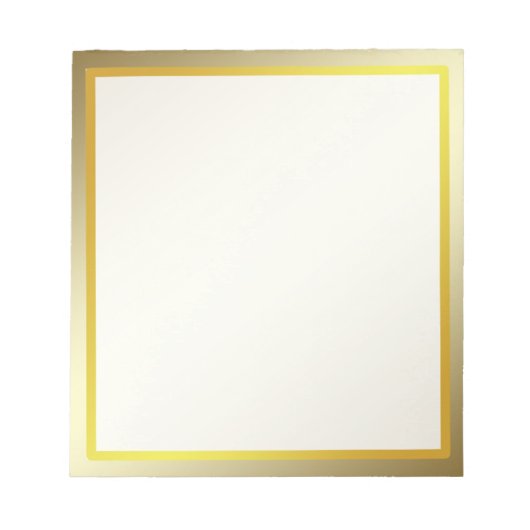 Gold Boarder Photo lijst Autograaf Notitieblok (Voorkant)