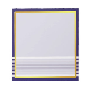 Gold Boarder Striped Photo lijst Autograaf Notitieblok