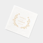 Gold Boho Botanical Floral Country Wedding (Gauche)