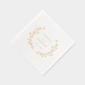 Gold Boho Botanical Floral Country Wedding (Droite)