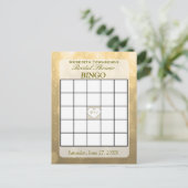 Gold Bokeh | Carte Bingo (Debout devant)