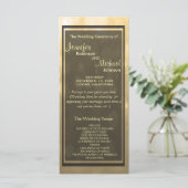 Gold Bokeh Lights gastprogramma Programma (Staand voorkant)