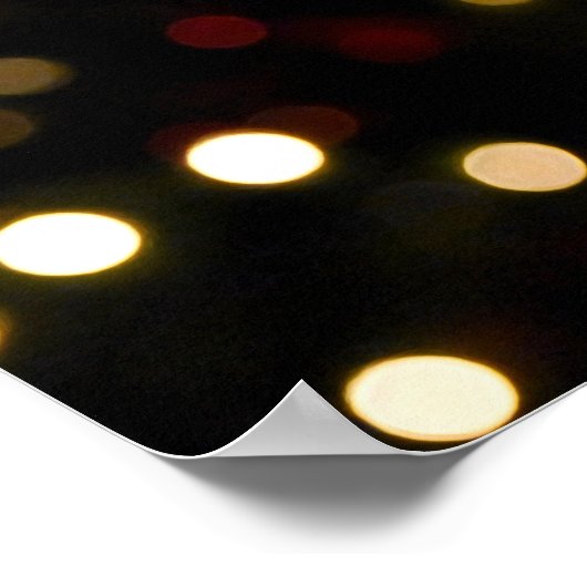 Gold Bokeh Poster (Hoek)