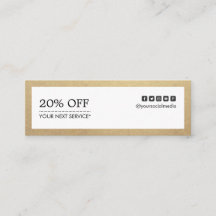 Gold Border Multipurpose Social Media Coupon