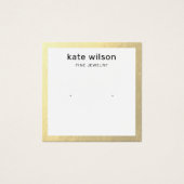 Gold Border Stud die Display Kaart verdient (Voorkant)