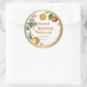 Gold Borders Homemade Marmalade Jam Jelly Label (Tas)