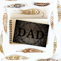 Gold Botanical Pap Formal Elegant Vaderdag