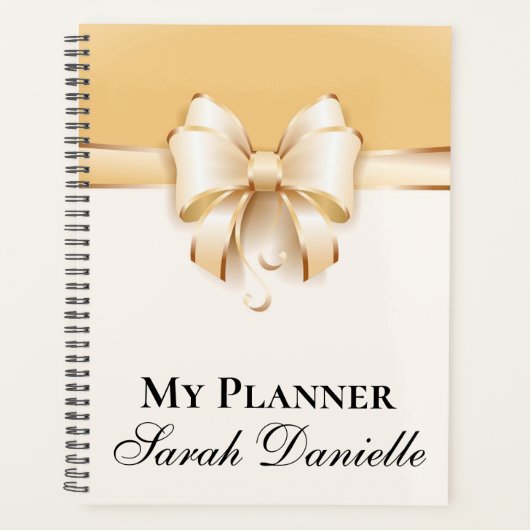 Gold Bow Planner (Voorkant)
