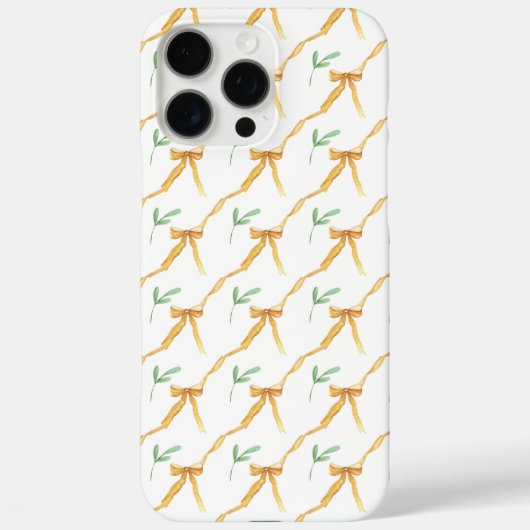 Gold Bows Pattern Case-Mate iPhone Case (Achterkant)