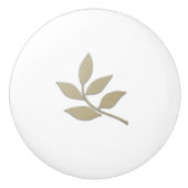 Gold Branch Linker Accent Knob Keramische Knop (Voorkant)