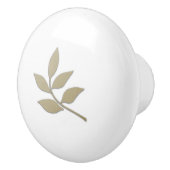 Gold Branch Linker Accent Knob Keramische Knop (Rechts)