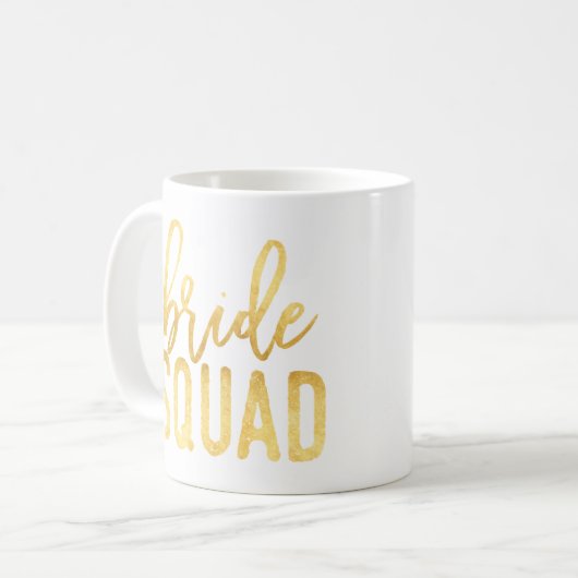 Gold Bride Squad Mok (Voorkant links)