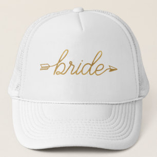 Gold Bride Trucker Hat Pet