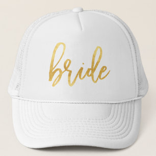 Gold Bride Trucker Hat Trucker Pet
