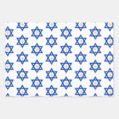 Gold Bright Shining Star van David Hannukah Inpakpapier Vel (Voorkant 2)