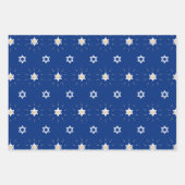 Gold Bright Shining Star van David Hannukah Inpakpapier Vel (Voorkant 3)