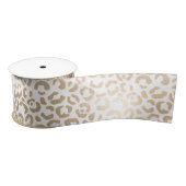 Gold Bronze White Glam Leopard Print  Lint (Spoel)