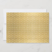 Gold Brunch et Bubbly invitation à la douche nupti (Dos)