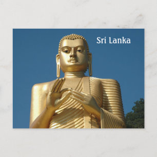 Gold Buddha Afbeelding Briefkaart