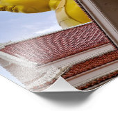 Gold Buddha in Thailand Foto Afdruk (Hoek)