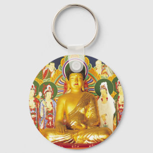 Gold Buddha Sleutelhanger