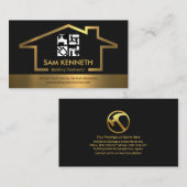 Gold Building Lijst Handyman Construction Tools Visitekaartje (Voorkant / Achterkant)
