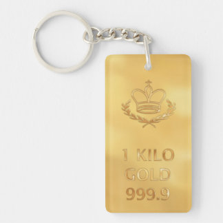 Gold Bullion Bar Sleutelhanger
