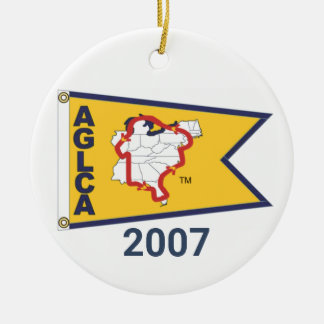 Gold Burgee (2007) Ceramic Ornament