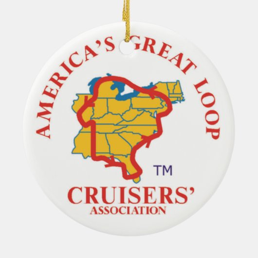 Gold Burgee (2007) Ceramic Ornament (Achterkant)