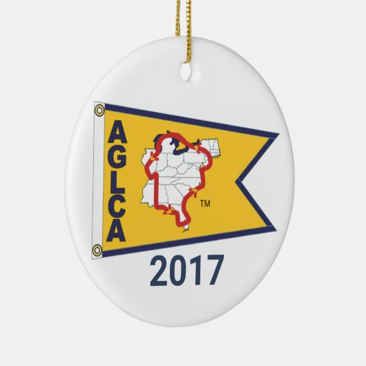 Gold Burgee (2017) Ceramic Ornament (Rechts)