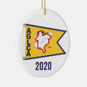 Gold Burgee (2020) Ornament (Rechts)