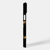 Gold Butterflies Black Case-Mate iPhone Case (Achterkant / Rechts)
