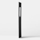 Gold Button en zwart roestvrij staal Case-Mate iPhone Case (Achterkant / Links)