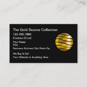 Gold Buying And Selling Source Business Cards Visitekaartje (Voorkant)