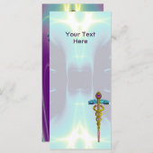 GOLD CADUCEUS MEDISCH SYMBOOL (Voorkant / Achterkant)